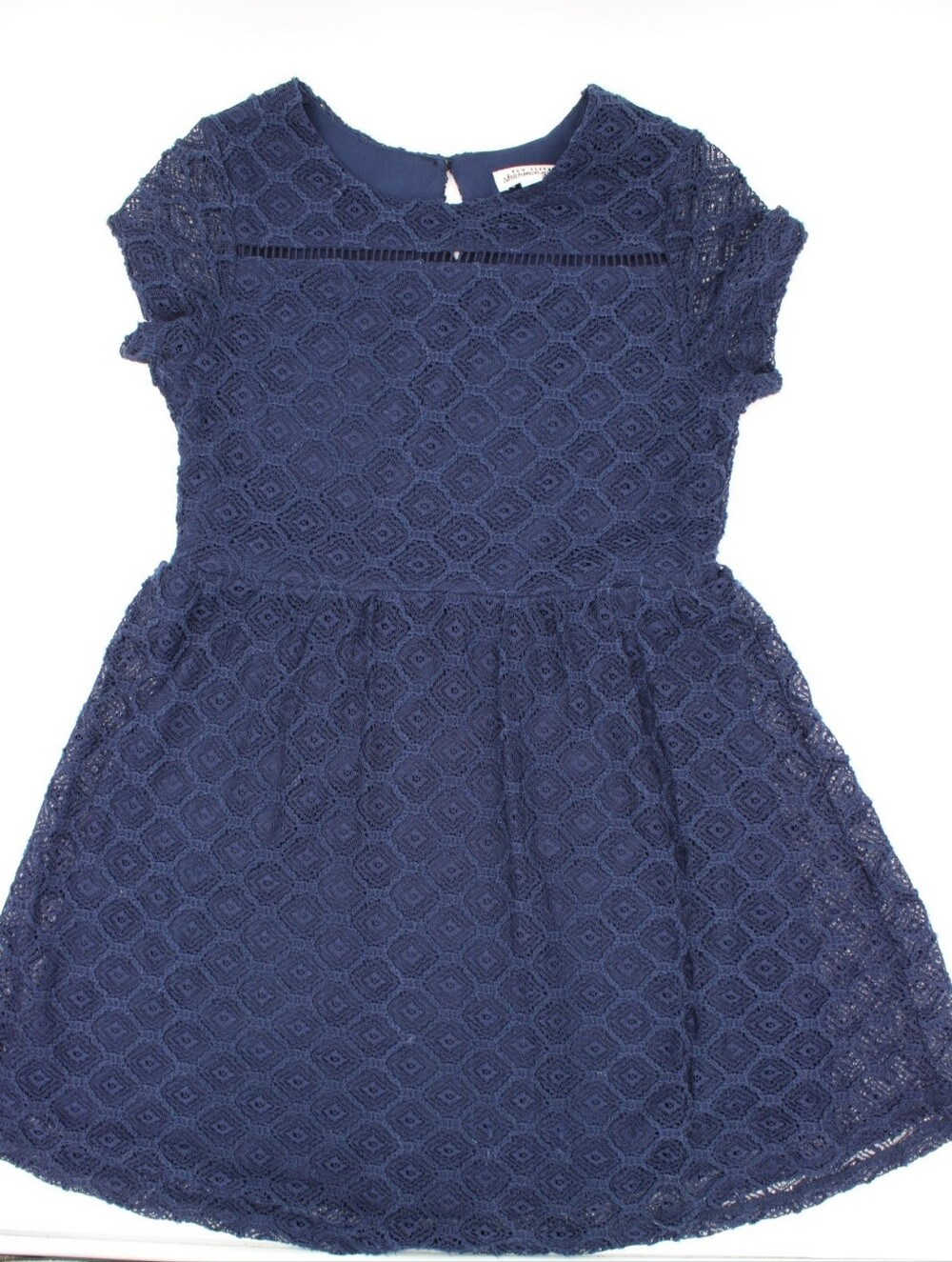 Ten Sixty Sherman Girls Navy Lace Dress